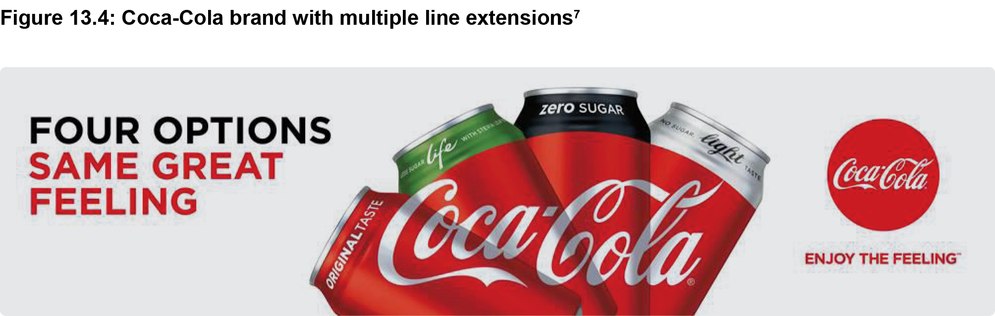 Figure 13.4: Coca-Cola brand with line extensions