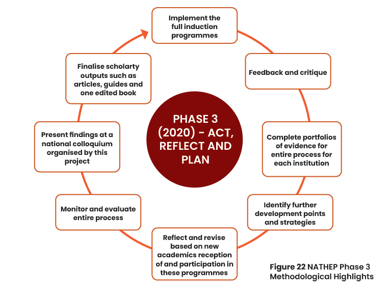 An overview of the methodological highlights from Phase 3 (2020) of the NATHEP project, titled Act, Reflect, and Plan.