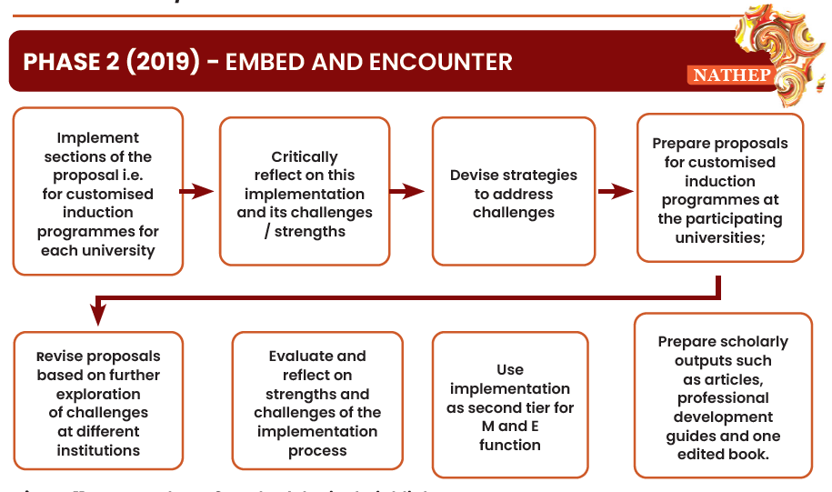 A summary of methodological highlights from Phase 2 (2019) of the NATHEP project, titled Embed and Encounter.