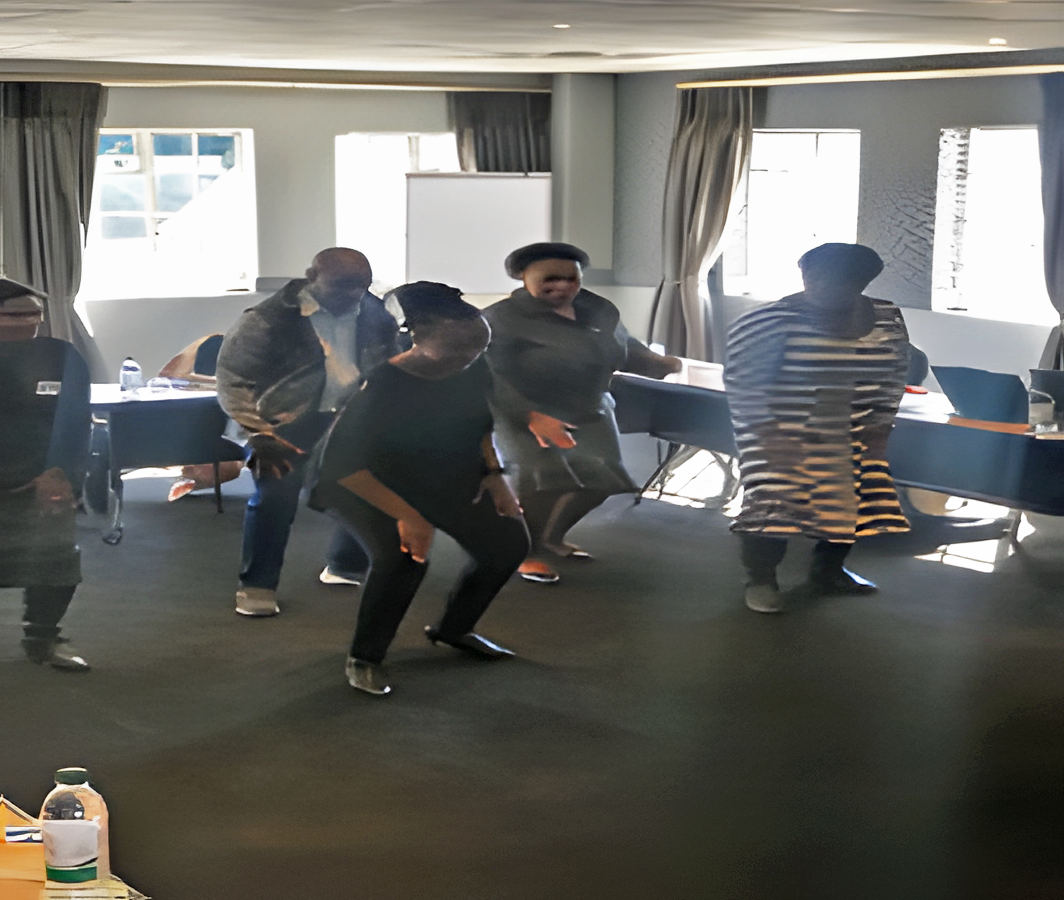 A scene from the inaugural NATHEP workshop.