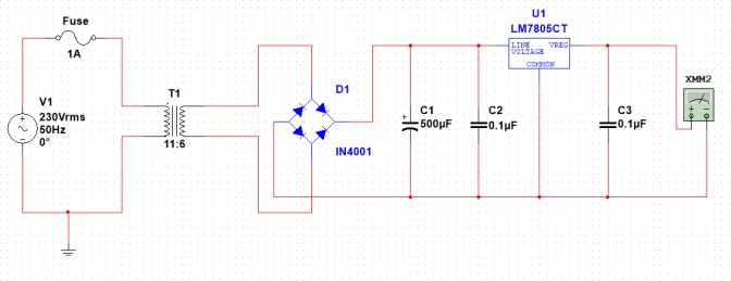 Figure 9. Power supply design