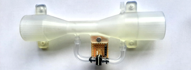 Figure 2: Assembled Flowrate Sensor