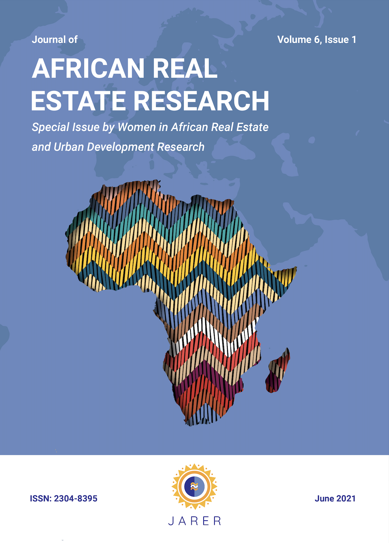 					View Vol. 6 No. 1 (2021): Special Issue: Women in African Real Estate and Urban Development Research
				