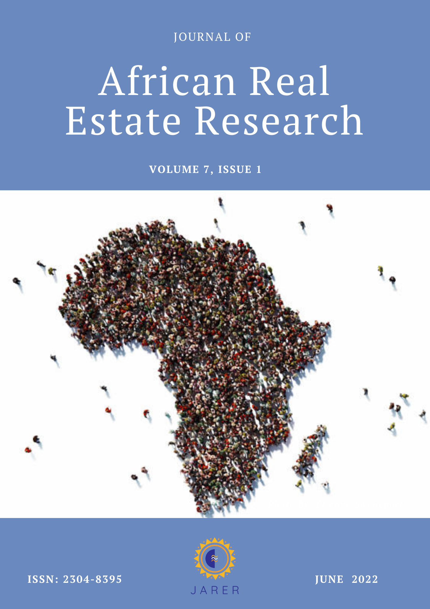 					View Vol. 7 No. 1 (2022): Journal of African Real Estate Research
				